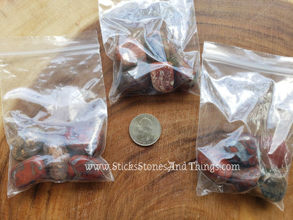 Brecciated Jasper large tumbled 5 pack