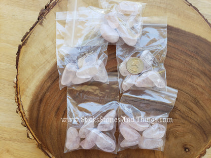 Rose Quartz Tumbled large 5 pack