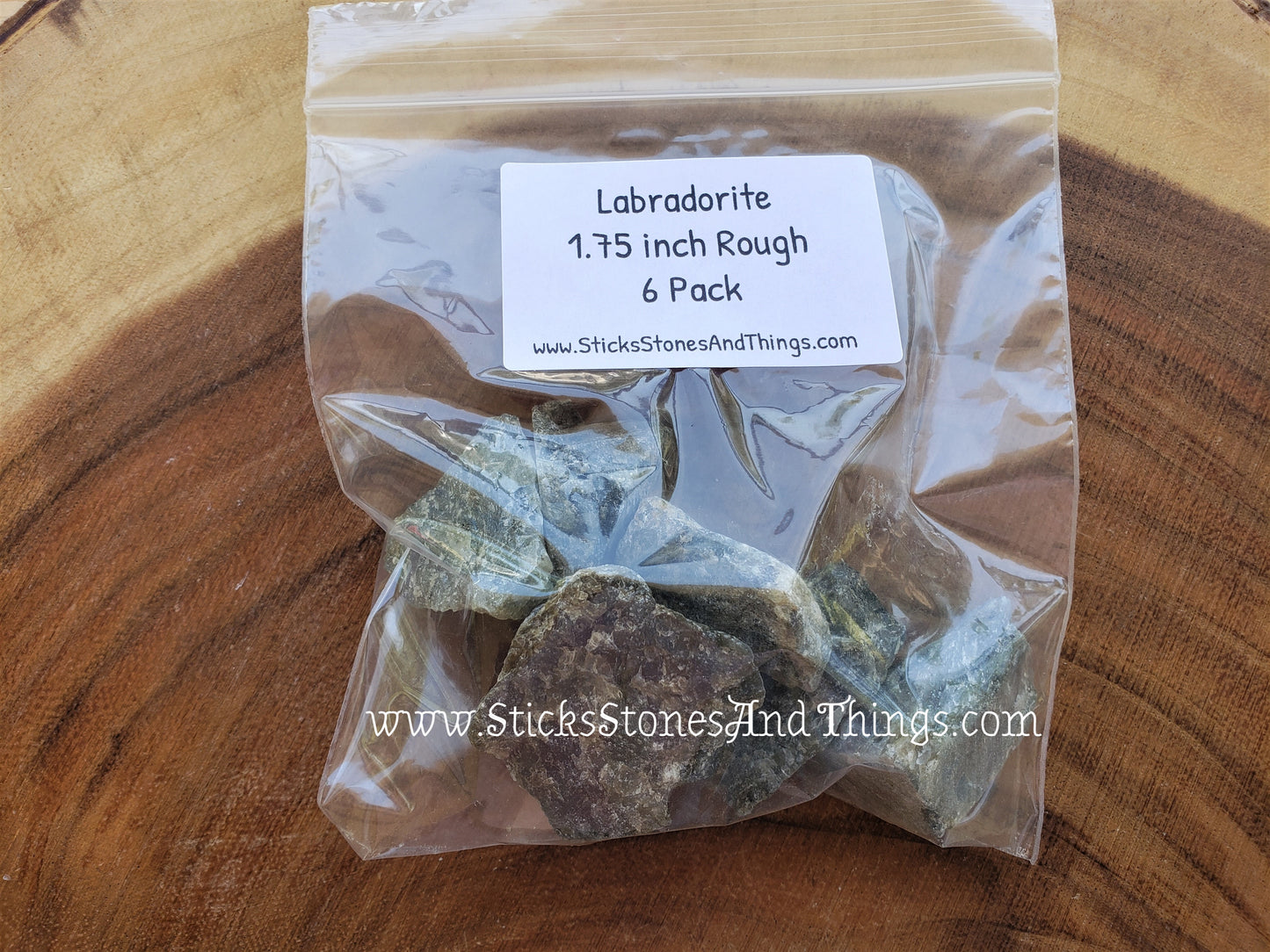 Labradorite (Spectrolite) Rough 1.75 inches 6 pack