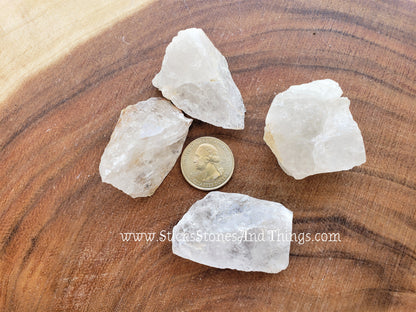 Quartz Crystal Rough 2-2.5 inches 4 pack