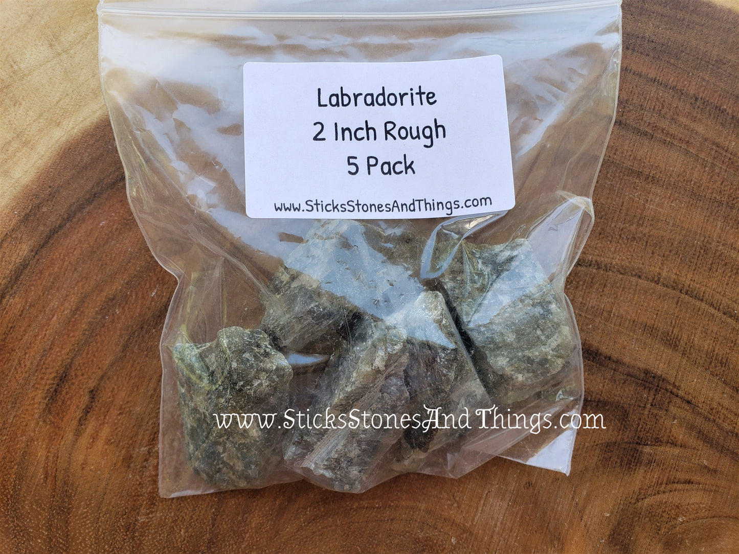 Labradorite (Spectrolite) Rough 2 inches 5 pack