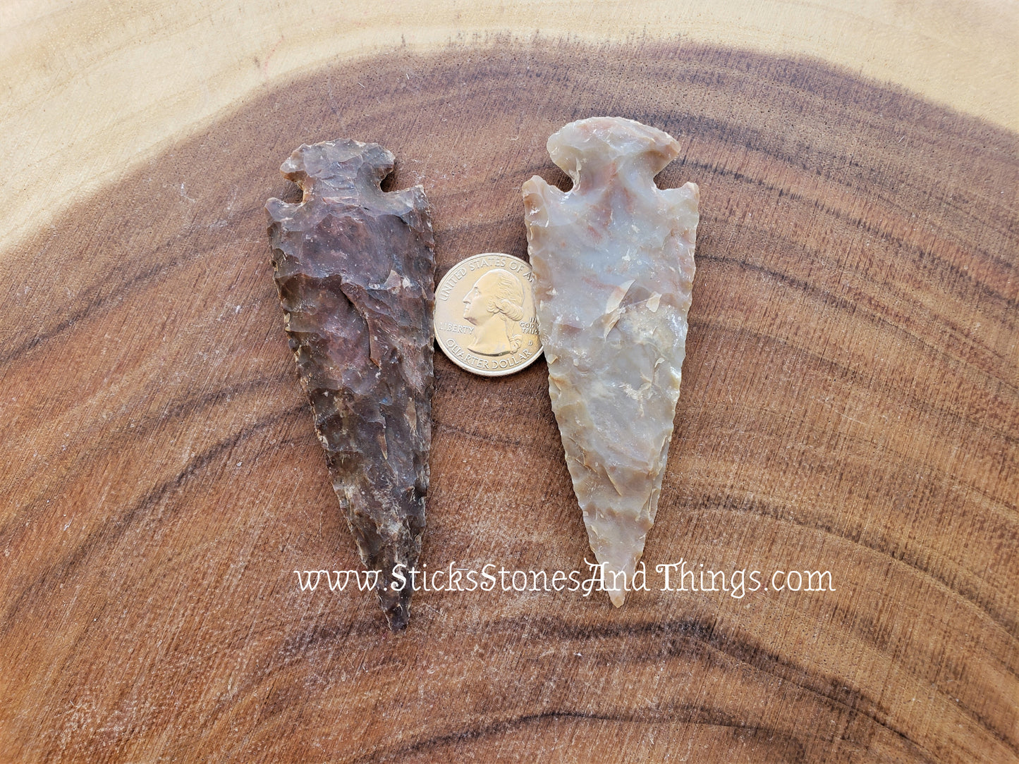 Arrowheads 3.5-4 inches 2 pack