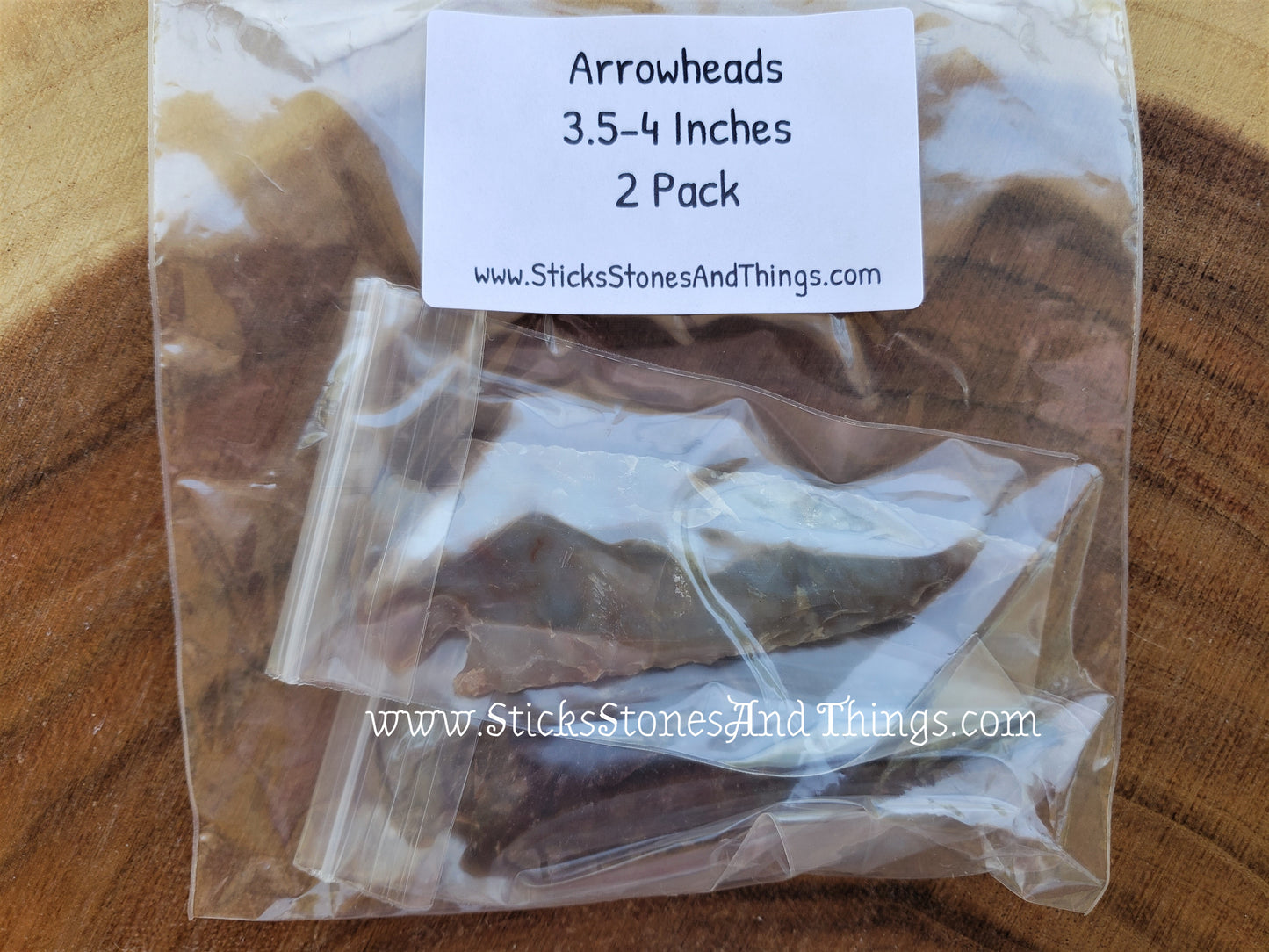 Arrowheads 3.5-4 inches 2 pack