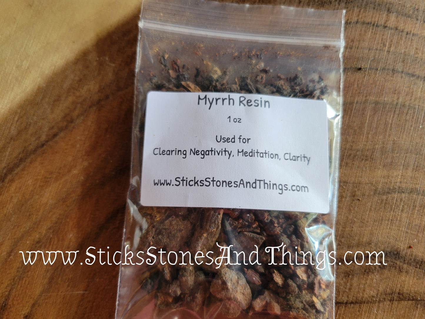 Myrrh Resin Incense 1 oz package