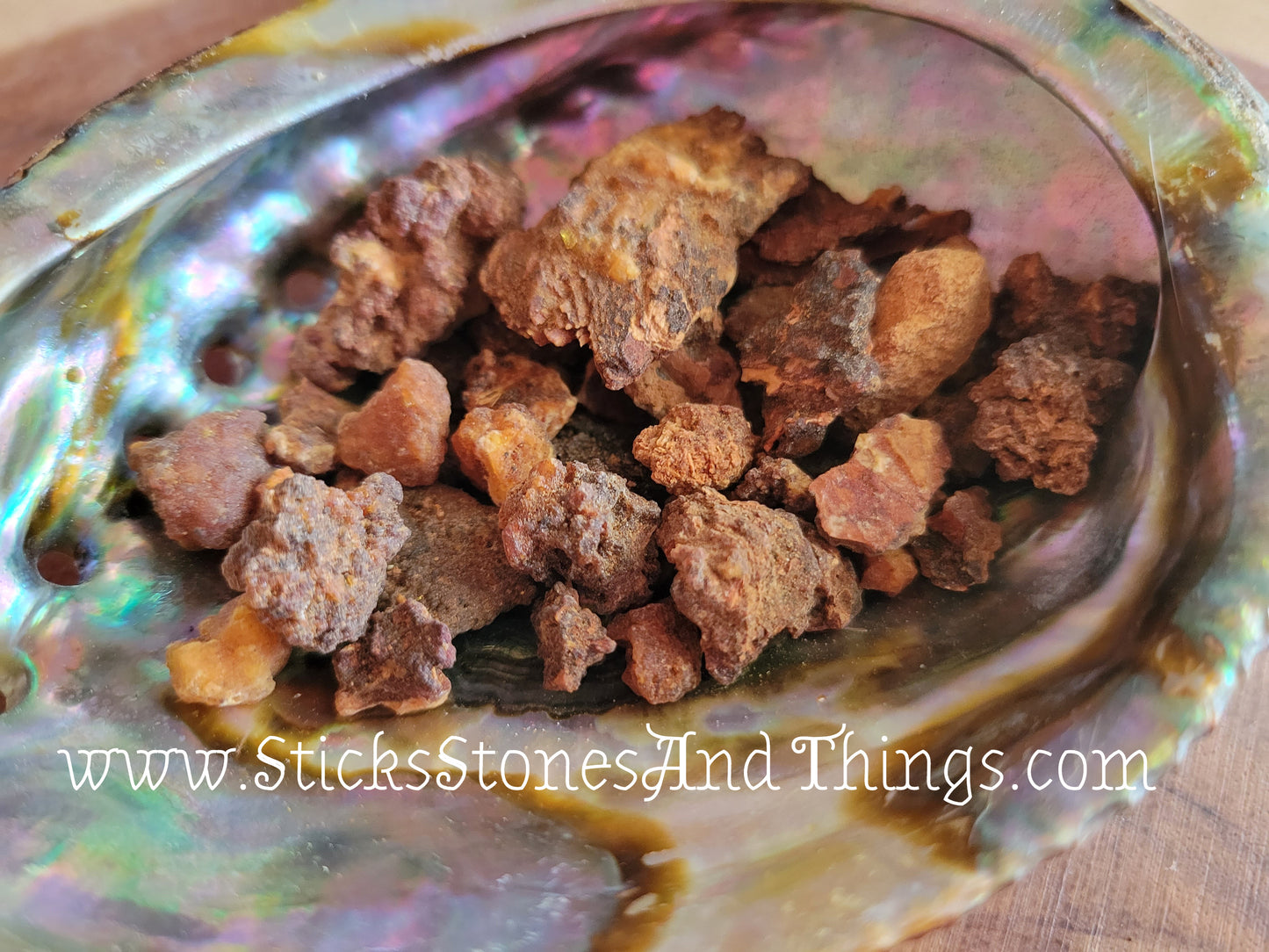 Sweet Myrrh Resin Incense 1 oz package