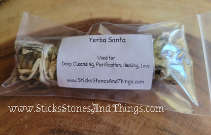 Yerba Santa Smudge Stick 4.5-5 inches