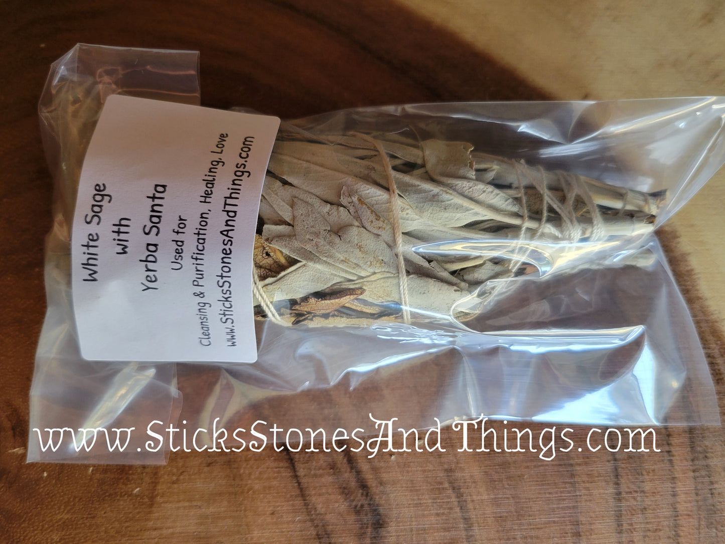 Yerba Santa and White Sage Smudge Stick 7.5-8 inches