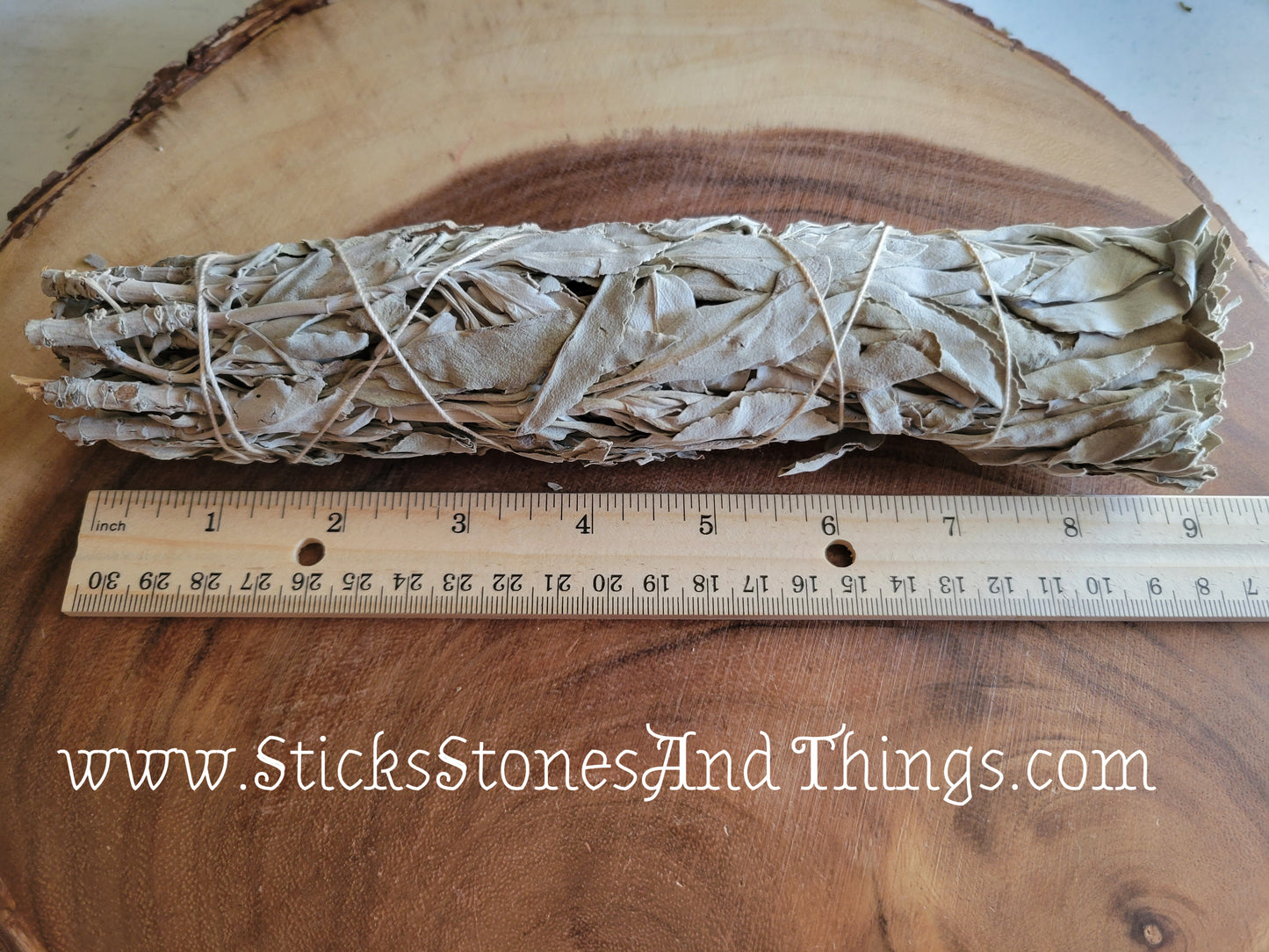 White Sage Smudge Stick 9-10 inches