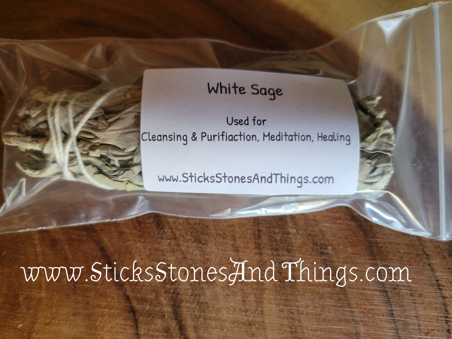 White Sage Smudge Stick 4.5-5 inches