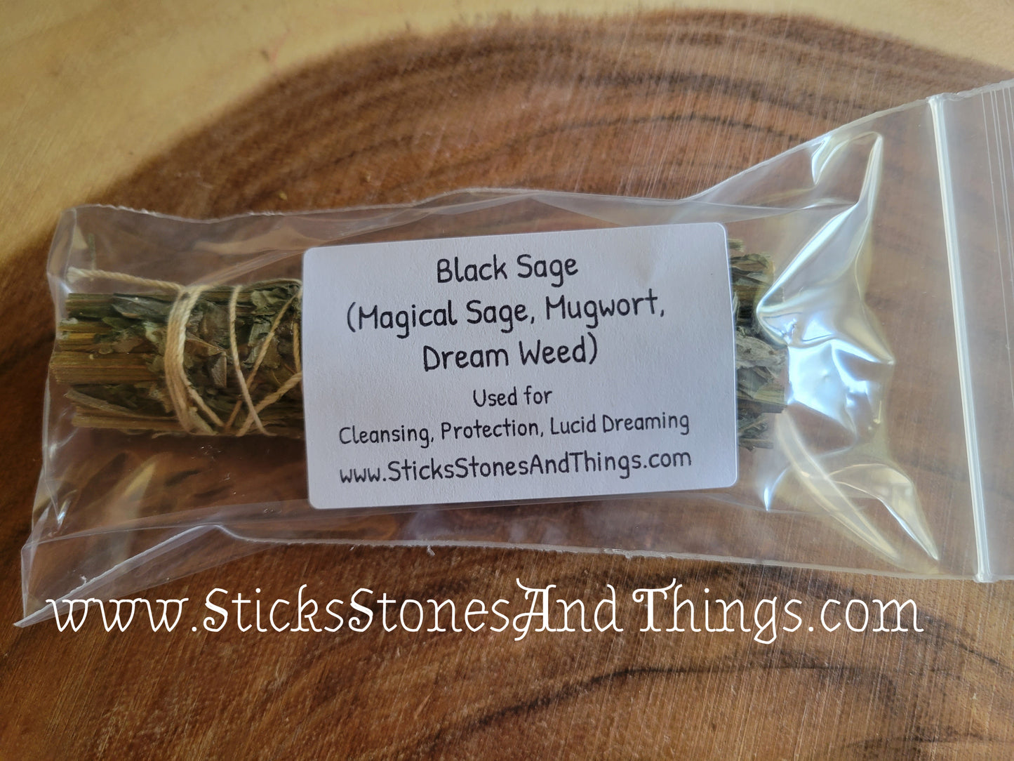 Black Sage Smudge Stick 4.5-5 inches