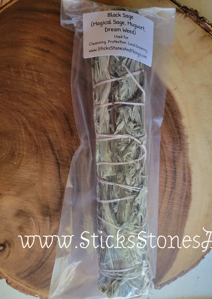 Black Sage Smudge Stick 9-10 inches