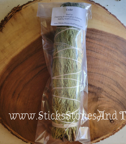 Cedar Smudge Stick 9-10 inches XLarge