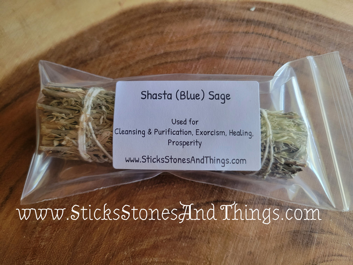 Shasta (Blue) Sage Smudge Stick 4.5-5 inches