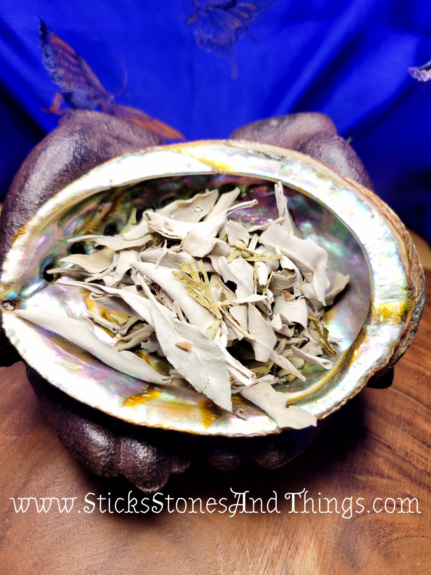 White Sage, Cedar, and Lavender Loose Smudge Blend