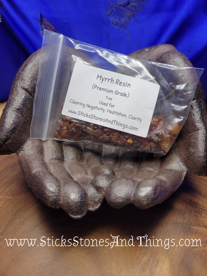 Premium Grade Myrrh Resin Incense 1 oz package