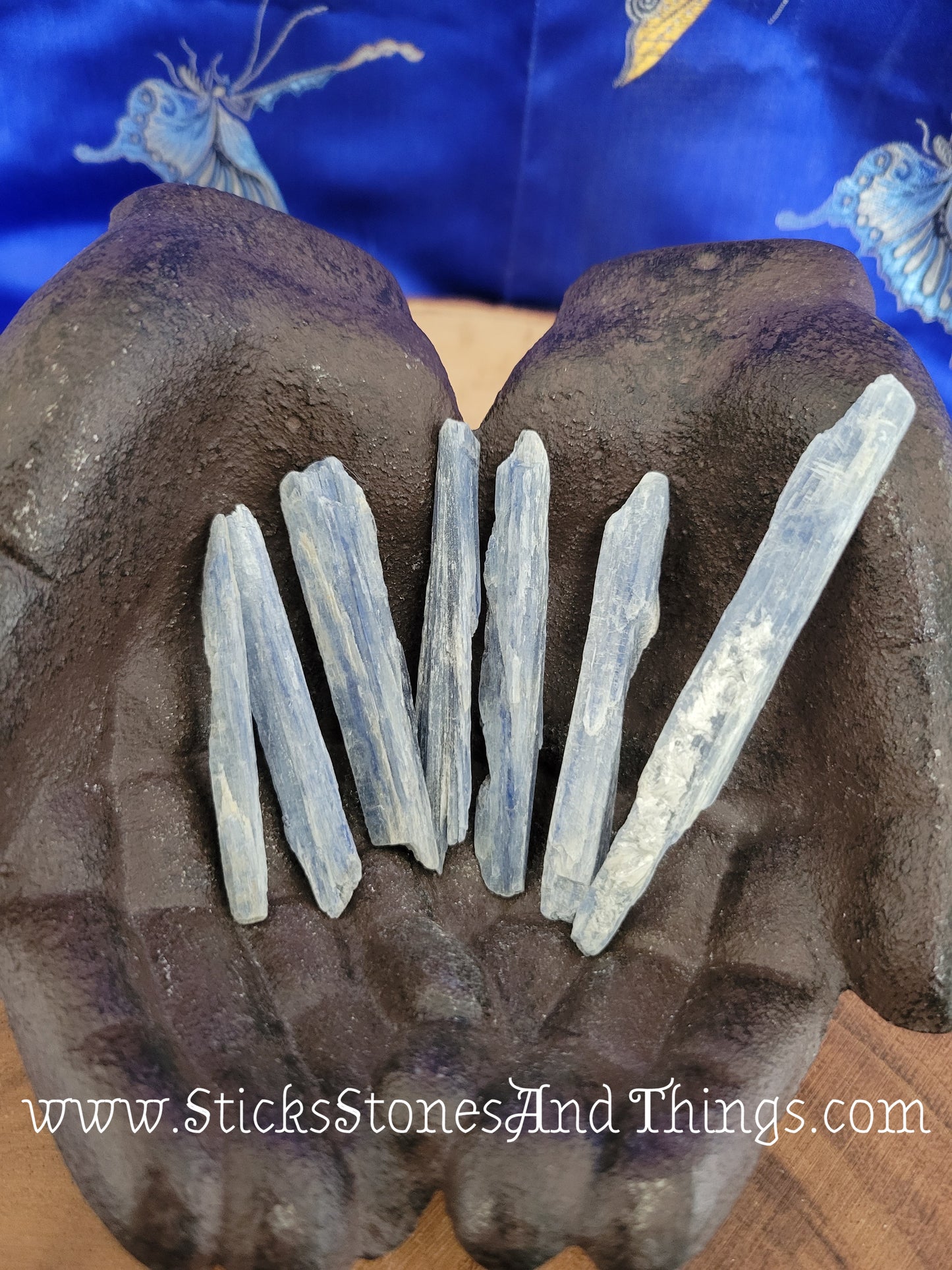 Blue Kyanite Blade rough stone 2.25-3.5 inches