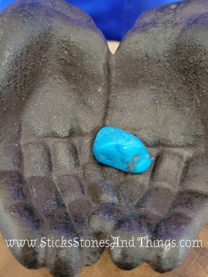 Tumbled Blue Howlite 1.5 inches