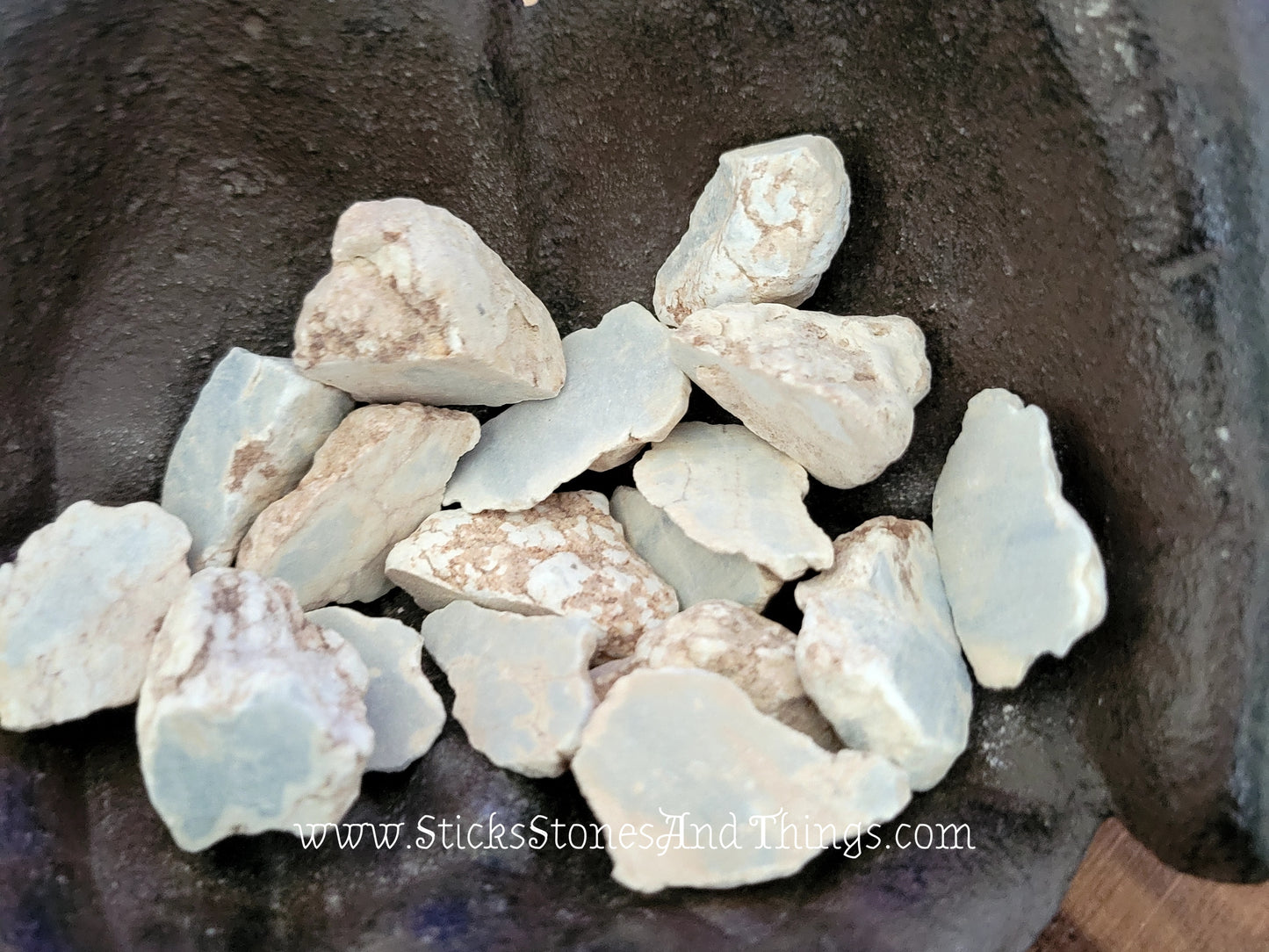 Angelite rough stone 1.25-1.5 inches