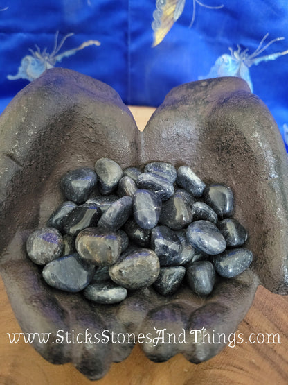 Blue Aventurine tumbled stone .75 inch