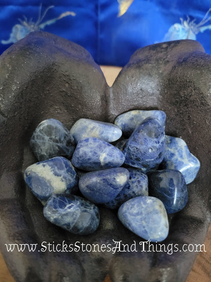 Sodalite Tumbled Stone 1.25 inches