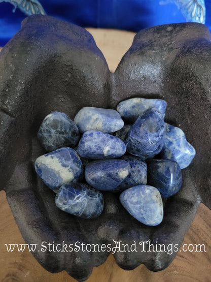 Sodalite Tumbled Stone 1.25 inches