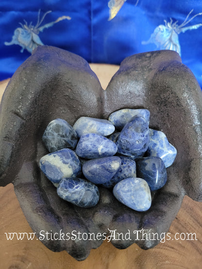 Sodalite Tumbled Stone 1.25 inches