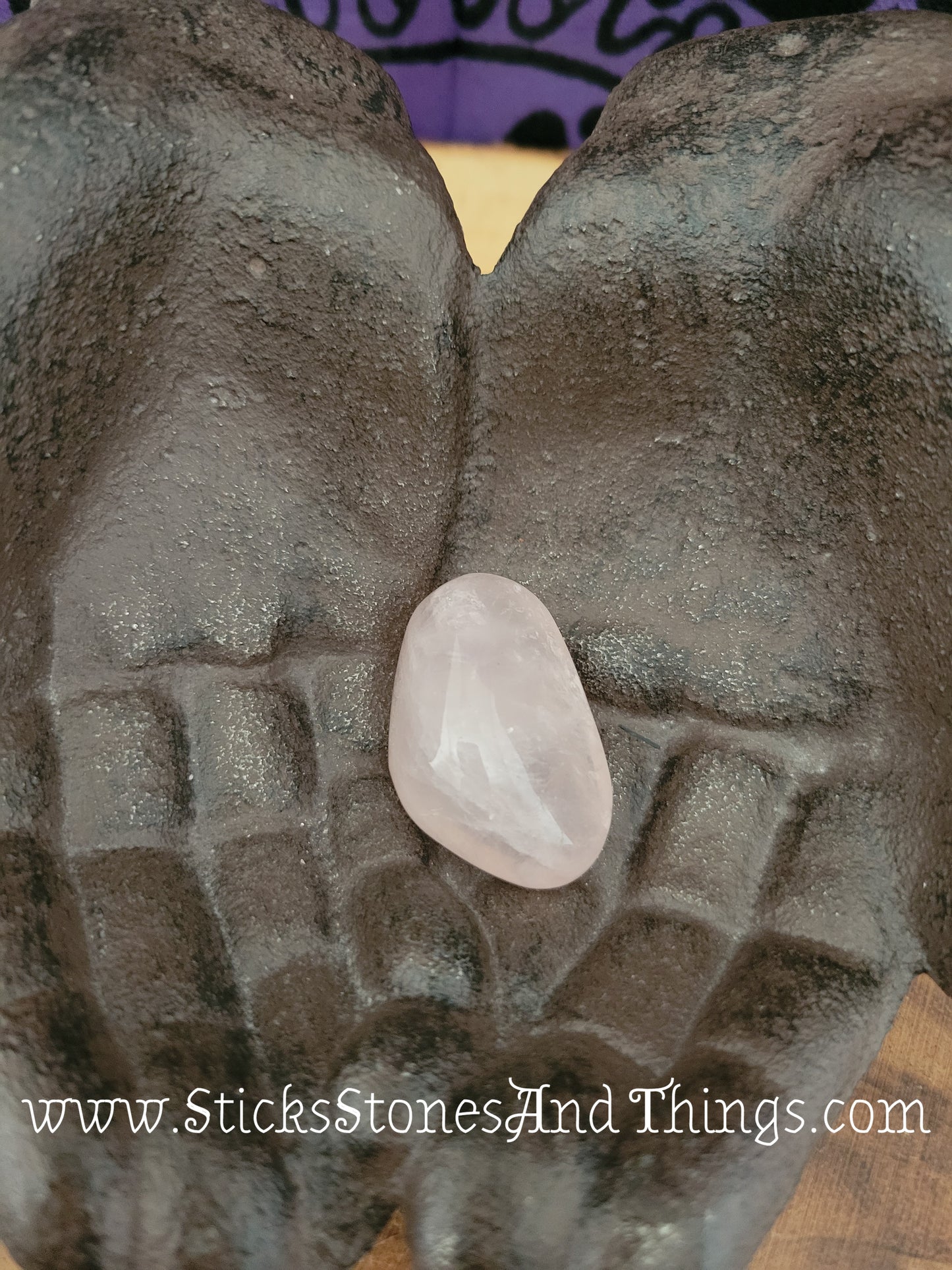 Rose Quartz Chakra Stone, XXL tumbled stones 1.5-1.75 inches