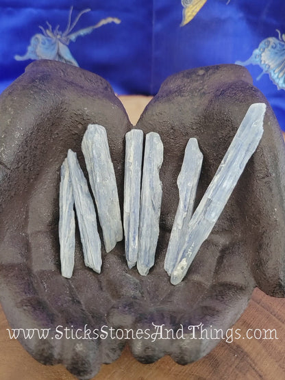 Blue Kyanite Blade rough stone 2.25-3.5 inches