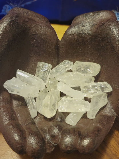 White Calcite Rough Crystals