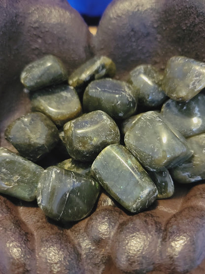 Labradorite (Spectrolite) Tumbled Stones B Grade 1-1.25 inches