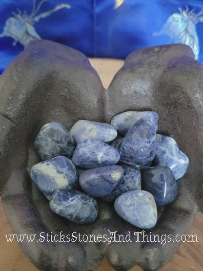 Sodalite Tumbled Stone 1.25 inches