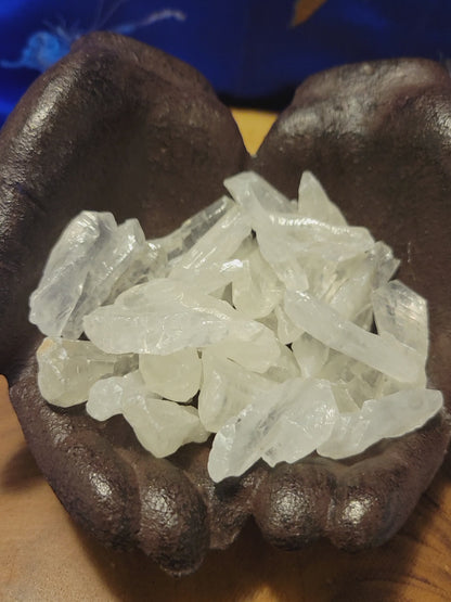 White Calcite Rough Crystals